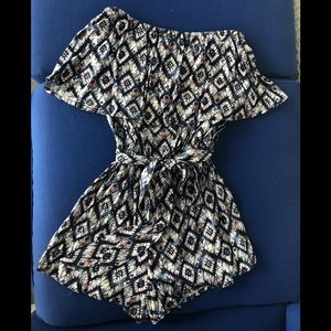 By Together Blue Print Romper